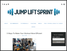 Tablet Screenshot of jumpliftsprint.com
